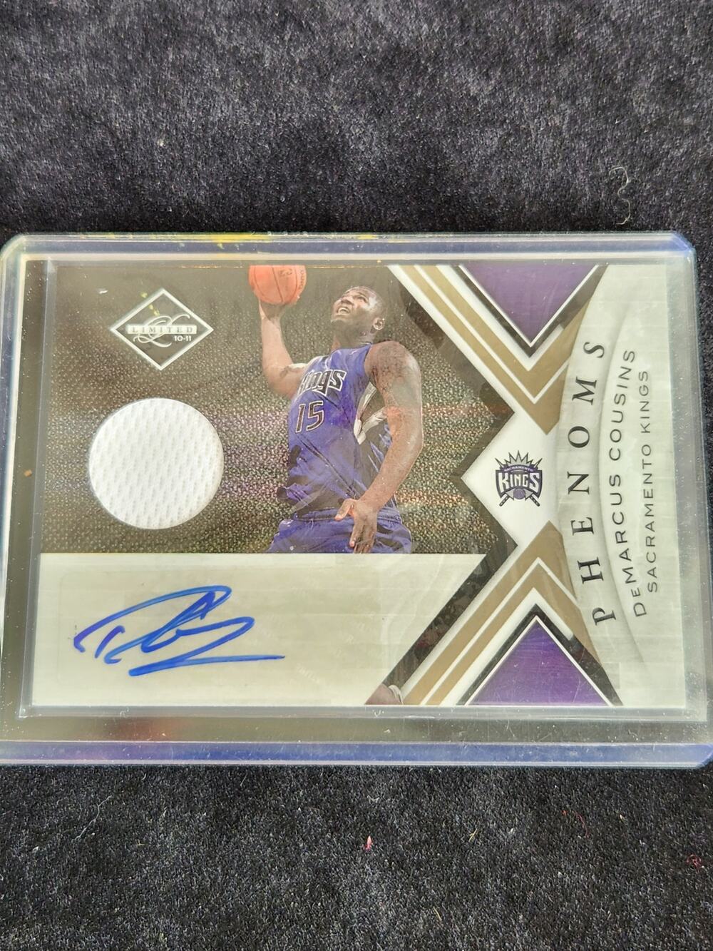 2010-11 Panini Limited Phenoms DeMarcus Cousins Auto /249 Kings